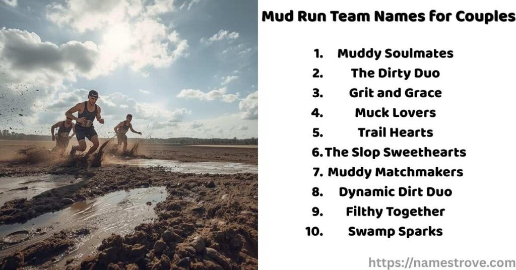 Mud Run Team Names for Couples