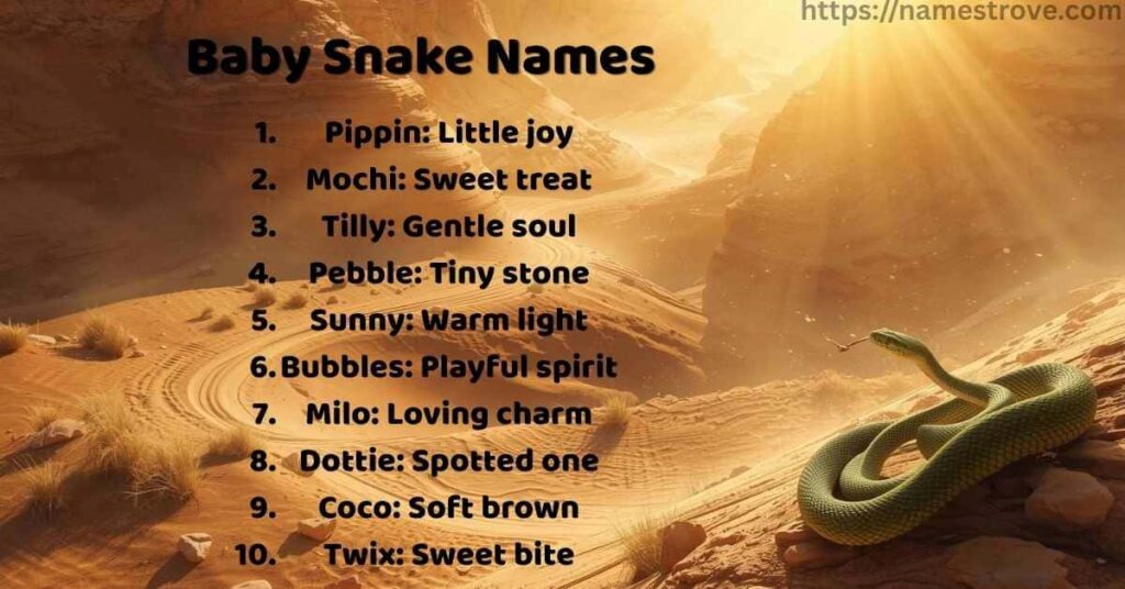 Baby Snake Names