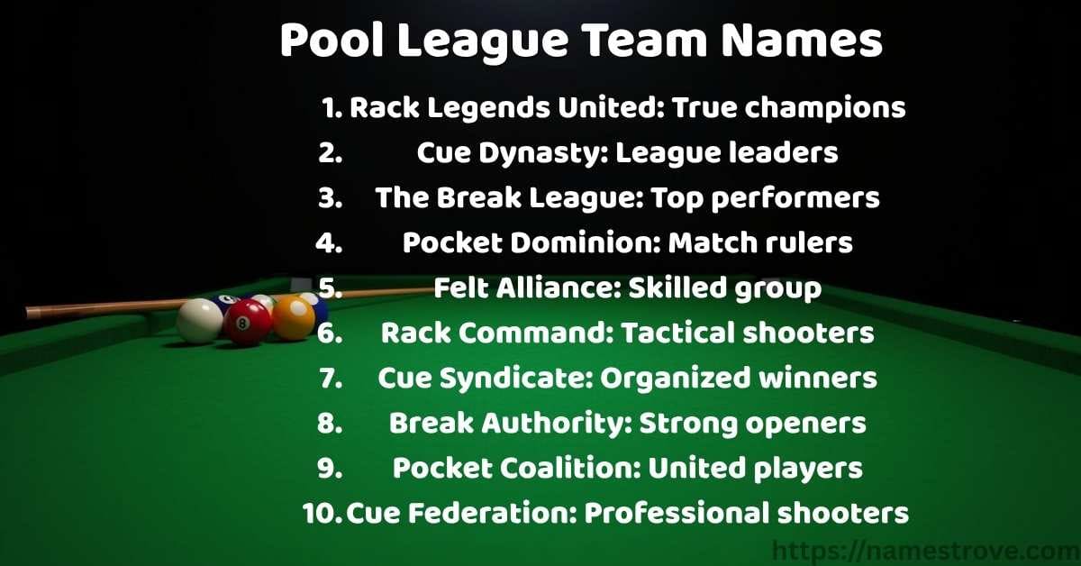400 Pool Team Names Cool Funny Clever Ideas Names Trove 400-pool-team-names-cool-funny-clever-ideas-names-trove
