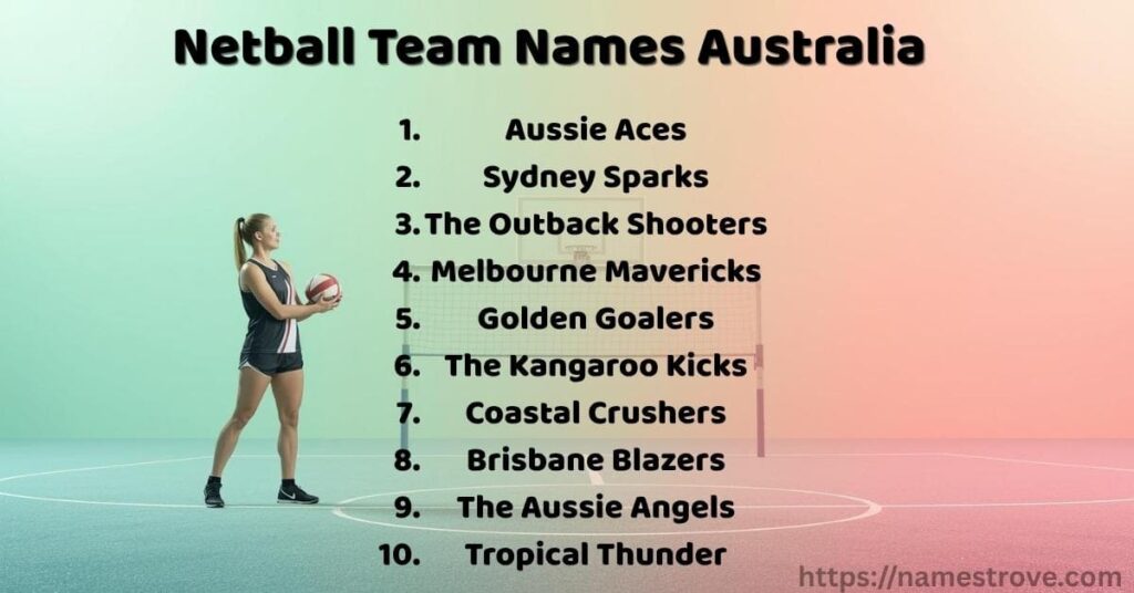 Netball Team Names Australia