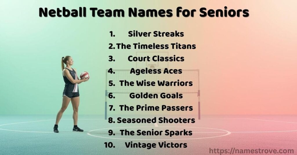 Netball Team Names for Seniors