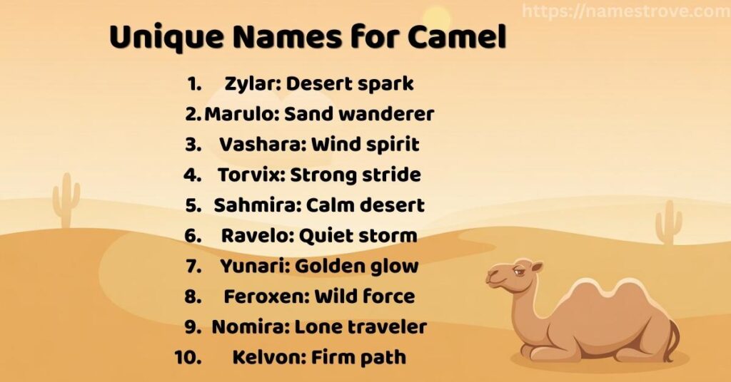 Unique Names for Camel