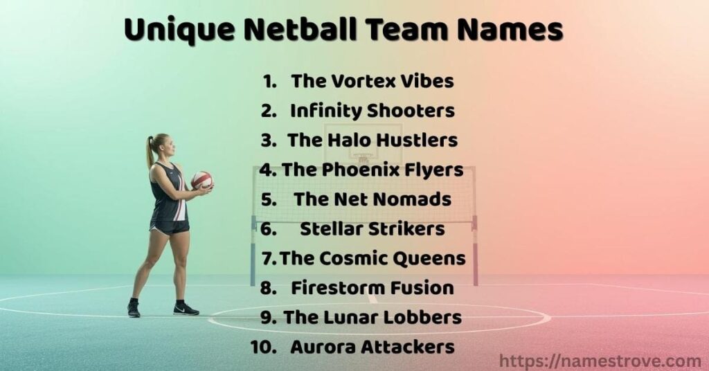 Unique Netball Team Names