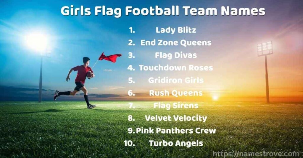 Girls Flag Football Team Names